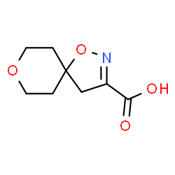 ChemSpider 2D Image | 1,8-Dioxa-2-azaspiro[4.5]dec-2-ene-3-carboxylic acid | C8H11NO4
