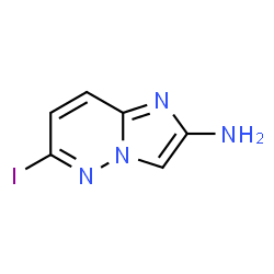ChemSpider 2D Image | 6-Iodoimidazo[1,2-b]pyridazin-2-amine | C6H5IN4