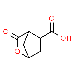ChemSpider 2D Image | 3-Oxo-2-oxabicyclo[2.2.1]heptane-5-carboxylic acid | C7H8O4