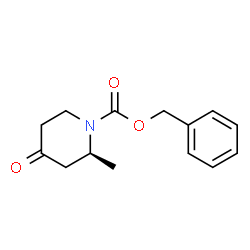 ChemSpider 2D Image | (S)-benzyl 2-methyl-4-oxopiperidine-1-carboxylate | C14H17NO3