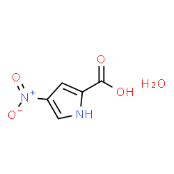 ChemSpider 2D Image | 4-Nitro-1H-pyrrole-2-carboxylic acid hydrate (1:1) | C5H6N2O5