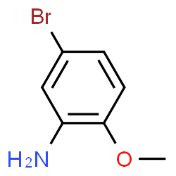 ChemSpider 2D Image | 2-Amino-4-bromoanisole | C7H8BrNO