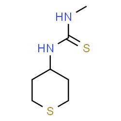 ChemSpider 2D Image | 1-Methyl-3-(tetrahydro-2H-thiopyran-4-yl)thiourea | C7H14N2S2
