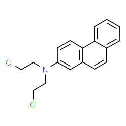 ChemSpider 2D Image | N,N-Bis(2-chloroethyl)-2-phenanthrenamine | C18H17Cl2N