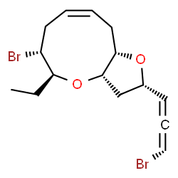 ChemSpider 2D Image | 4-epi-itomanallene A | C15H20Br2O2