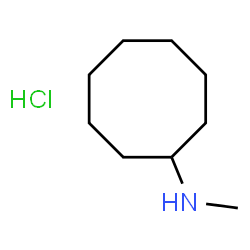 ChemSpider 2D Image | N-Methylcyclooctanamine hydrochloride (1:1) | C9H20ClN