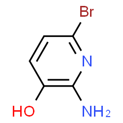 ChemSpider 2D Image | 2-AMINO-6-BROMOPYRIDIN-3-OL | C5H5BrN2O