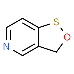 ChemSpider 2D Image | 3H-[1,2]Oxathiolo[4,3-c]pyridine | C6H5NOS