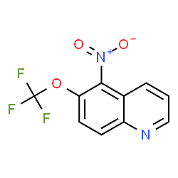 ChemSpider 2D Image | 5-Nitro-6-(trifluoromethoxy)quinoline | C10H5F3N2O3