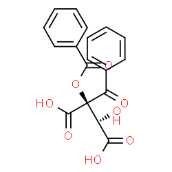 ChemSpider 2D Image | (2R,3S)-2-Benzoyl-2-(benzoyloxy)-3-hydroxysuccinic acid | C18H14O8