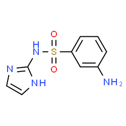 ChemSpider 2D Image | 3-amino-n-(1h-imidazol-2-yl)benzene-1-sulfonamide | C9H10N4O2S
