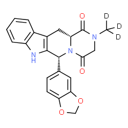 ChemSpider 2D Image | Tadalafil-d3 | C22H16D3N3O4