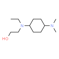 ChemSpider 2D Image | 2-{[4-(Dimethylamino)cyclohexyl](ethyl)amino}ethanol | C12H26N2O