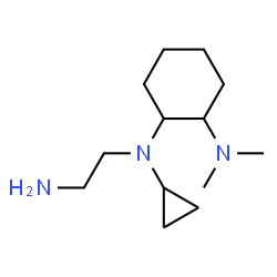 ChemSpider 2D Image | N-(2-Aminoethyl)-N-cyclopropyl-N',N'-dimethyl-1,2-cyclohexanediamine | C13H27N3
