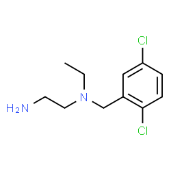 ChemSpider 2D Image | N-(2,5-Dichlorobenzyl)-N-ethyl-1,2-ethanediamine | C11H16Cl2N2