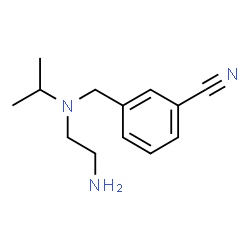 ChemSpider 2D Image | 3-{[(2-Aminoethyl)(isopropyl)amino]methyl}benzonitrile | C13H19N3