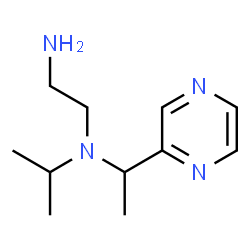 ChemSpider 2D Image | N-Isopropyl-N-[1-(2-pyrazinyl)ethyl]-1,2-ethanediamine | C11H20N4