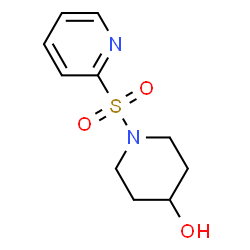ChemSpider 2D Image | 1-(2-Pyridinylsulfonyl)-4-piperidinol | C10H14N2O3S