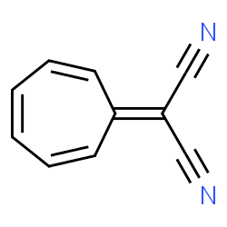 ChemSpider 2D Image | 2-cyclohepta-2,4,6-trienylidenmalononitrile | C10H6N2