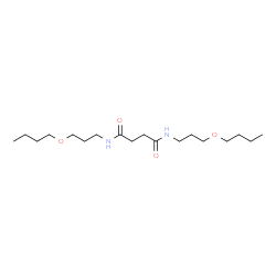 ChemSpider 2D Image | N,N'-Bis(3-butoxypropyl)succinamide | C18H36N2O4
