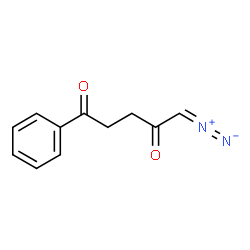 ChemSpider 2D Image | 5-Diazo-1-phenyl-1,4-pentanedione | C11H10N2O2