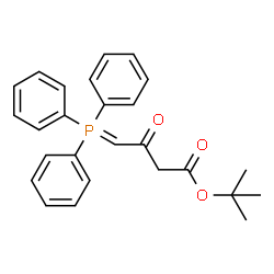 ChemSpider 2D Image | 2-Methyl-2-propanyl 3-oxo-4-(triphenylphosphoranylidene)butanoate | C26H27O3P