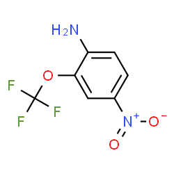 ChemSpider 2D Image | 4-Nitro-2-(trifluoromethoxy)aniline | C7H5F3N2O3