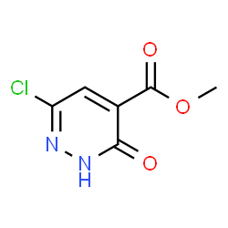 ChemSpider 2D Image | Methyl 6-chloro-3-oxo-2,3-dihydro-4-pyridazinecarboxylate | C6H5ClN2O3