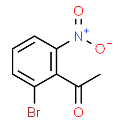 ChemSpider 2D Image | 1-(2-Bromo-6-nitrophenyl)ethanone | C8H6BrNO3