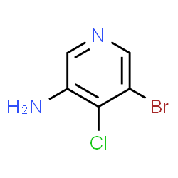 ChemSpider 2D Image | 5-Bromo-4-chloro-3-pyridinamine | C5H4BrClN2