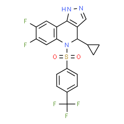 ChemSpider 2D Image | ELND-006 | C20H14F5N3O2S