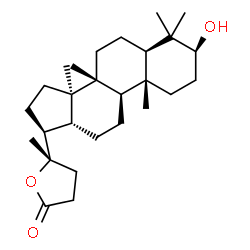 ChemSpider 2D Image | (3beta,5alpha)-3-Hydroxy-4,4,8,14-tetramethyl-20,24-epoxy-18-norcholan-24-one | C27H44O3