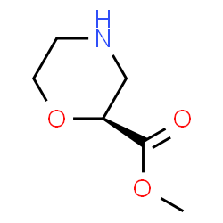 ChemSpider 2D Image | (S)-methyl morpholine-2-carboxylate | C6H11NO3