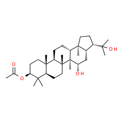 ChemSpider 2D Image | 3beta-acetoxy-15alpha,22-dihydroxyhopane | C32H54O4