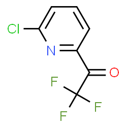 ChemSpider 2D Image | 1-(6-Chloro-2-pyridinyl)-2,2,2-trifluoroethanone | C7H3ClF3NO