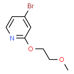 ChemSpider 2D Image | 4-Bromo-2-(2-methoxyethoxy)pyridine | C8H10BrNO2