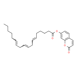 ChemSpider 2D Image | 2-Oxo-2H-chromen-7-yl (6E,9E,12E)-6,9,12-octadecatrienoate | C27H34O4