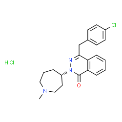 ChemSpider 2D Image | (S)-Azelastine HCl | C22H25Cl2N3O