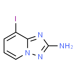 ChemSpider 2D Image | 8-Iodo[1,2,4]triazolo[1,5-a]pyridin-2-amine | C6H5IN4