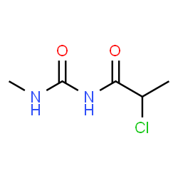 ChemSpider 2D Image | 1-(2-Chloro-propionyl)-3-methyl-urea | C5H9ClN2O2