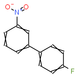 ChemSpider 2D Image | 4'-Fluoro-3-nitrobiphenyl | C12H8FNO2
