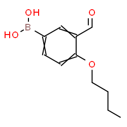 ChemSpider 2D Image | (4-Butoxy-3-formylphenyl)boronic acid | C11H15BO4