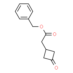 ChemSpider 2D Image | Benzyl (3-oxocyclobutyl)acetate | C13H14O3