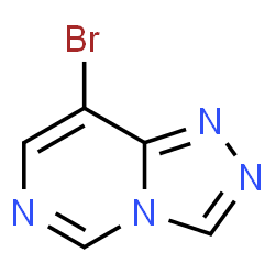 ChemSpider 2D Image | 8-Bromo[1,2,4]triazolo[4,3-c]pyrimidine | C5H3BrN4