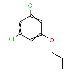 ChemSpider 2D Image | 1,3-Dichloro-5-propoxybenzene | C9H10Cl2O