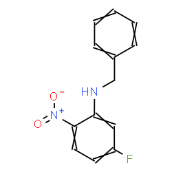 ChemSpider 2D Image | N-Benzyl-5-fluoro-2-nitroaniline | C13H11FN2O2