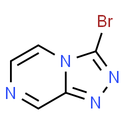 ChemSpider 2D Image | 3-Bromo[1,2,4]triazolo[4,3-a]pyrazine | C5H3BrN4