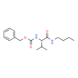 ChemSpider 2D Image | benzyl (S)-(1-(butylamino)-3-methyl-1-oxobutan-2-yl)carbamate | C17H26N2O3