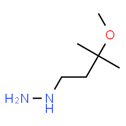 ChemSpider 2D Image | (3-Methoxy-3-methylbutyl)hydrazine | C6H16N2O