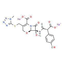 ChemSpider 2D Image | Moxalactam (sodium salt) | C20H18N6Na2O9S